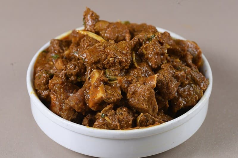 Bangladeshi beef jhal bhuna curry